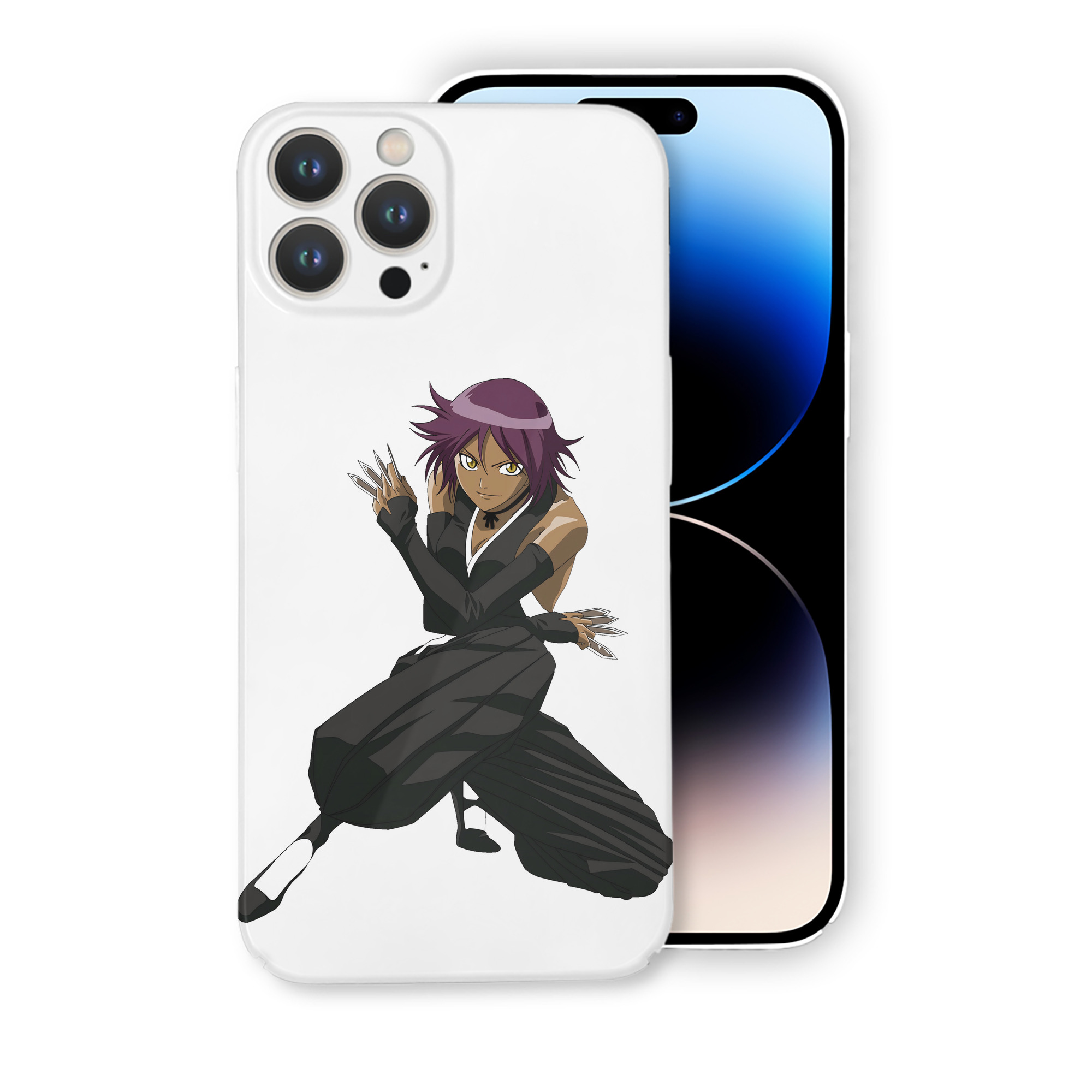 （画像用） ブリーチ 四楓院 夜一（しほういん よるいち） BLEACH Shihouin Yoruichi 【iPhone 14シリーズ対応】ハードケース